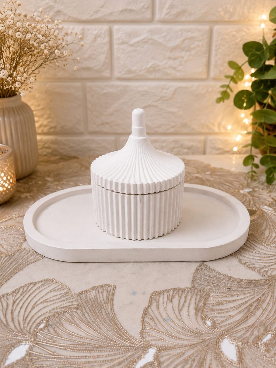 Jar with Tray