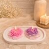 Peony Accent Candles