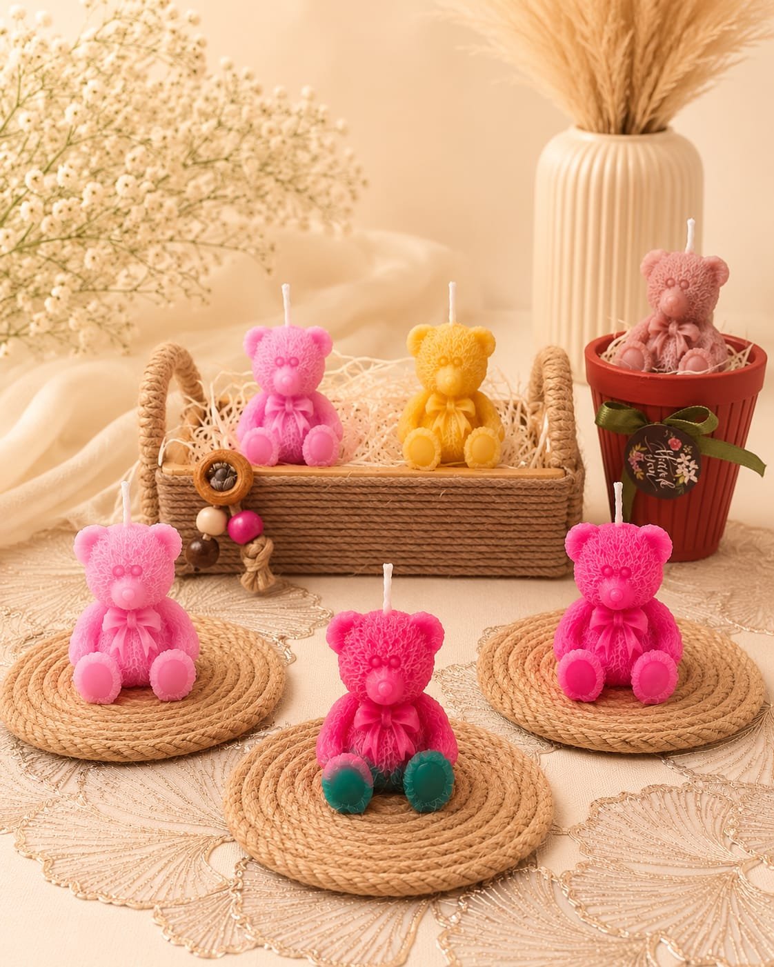 Teddy Bear Candles