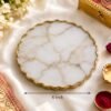 Gold Marble Resin Coaster